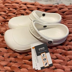 NWT White crocs